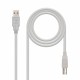 Nanocable CABLE USB 2.0 IMPRESORA, TIPO A/M-B/M, BEIGE, 1.8 M