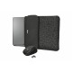 Funda + Ratón Inalámbrico Trust Yvo Corazones para Portátiles hasta 15.6"/ Negro