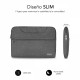 Maletín Subblim Business Laptop Sleeve para Portátiles hasta 15.6"/ Cinta para Trolley/ Gris