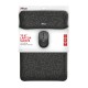 Funda + Ratón Inalámbrico Trust Yvo Corazones para Portátiles hasta 15.6"/ Negro