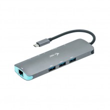 Metal USB-C Nano Docking Station 4K HDMI LAN + Power Delivery 100 W
