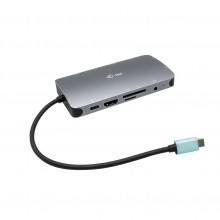 Metal USB-C Nano Dock HDMI/VGA with LAN + Power Delivery 100 W