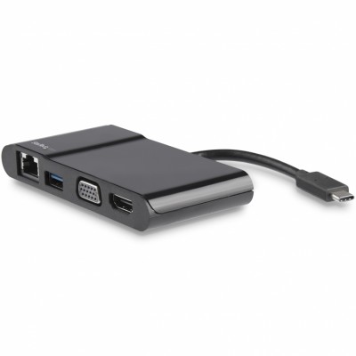 Adaptador Multipuertos USB-C para Ordenadores Portátiles - HDMI o VGA 4K - USB 3.0