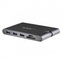 Docking Station USB-C con HDMI y VGA - para Mac y Windows -3x USB 3.0 - SD / micro SD - PD 3.0 - Adaptador USB C a USB 3.0