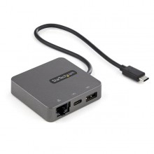 DKT31CHVL base para portátil y replicador de puertos Alámbrico USB 3.2 Gen 2 (3.1 Gen 2) Type-C Negro, Plata