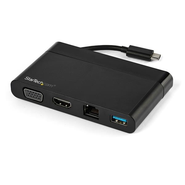 Suavemente Valiente Carretilla Adaptador Multipuertos USB-C 4K con HDMI y VGA - Mac Win Chrome - 1x USB-A  - GbE - Portátil - Docking Station USB Tipo C -