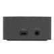 DOCK190EUZ base para portátil y replicador de puertos Alámbrico Thunderbolt 3 Negro