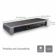 Dock Thunderbolt 3 para Pantalla Doble 4K 60Hz y 6x Puertos USB 3.0