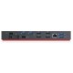 40AN0135EU base para portátil y replicador de puertos Alámbrico Thunderbolt 3 Negro, Rojo