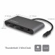 Mini Dock Thunderbolt 3 para Doble Pantalla de 4K con DisplayPort - Docking Station para Mac y Windows - Descontinuado, con E