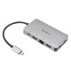 DOCK419 Alámbrico USB 3.2 Gen 1 (3.1 Gen 1) Type-C Gris