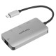 DOCK418EUZ base para portátil y replicador de puertos Alámbrico USB 3.2 Gen 1 (3.1 Gen 1) Type-C Gris