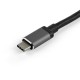 Adaptador Multipuertos USB-C con HDMI / VGA - PD - SD - Ethernet - Audio y Micrófono - con Cable de Conexión de 30 cm - Min