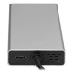 Adaptador Multipuertos USB-C con HDMI de 4K- 2x Puertos USB-A - PD de 60W - Negro