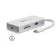 Docking Station para Ordenadores Portátiles USB-C - Replicador de Puertos USB Tipo C HDMI Red Ethernet Lector SD USBA con PD