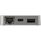 DKT31CHVL base para portátil y replicador de puertos Alámbrico USB 3.2 Gen 2 (3.1 Gen 2) Type-C Negro, Plata