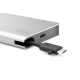 DA-70866 base para portátil y replicador de puertos Alámbrico USB 3.0 (3.1 Gen 1) Type-C Plata