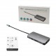 Metal USB-C Nano Dock HDMI/VGA with LAN + Power Delivery 100 W