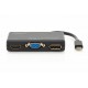 DA-70848 base para portátil y replicador de puertos Alámbrico USB 3.2 Gen 1 (3.1 Gen 1) Type-C Negro