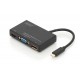 DA-70848 base para portátil y replicador de puertos Alámbrico USB 3.2 Gen 1 (3.1 Gen 1) Type-C Negro