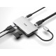 DUB-M610 base para portátil y replicador de puertos Alámbrico USB 3.2 Gen 1 (3.1 Gen 1) Type-C Aluminio, Negro