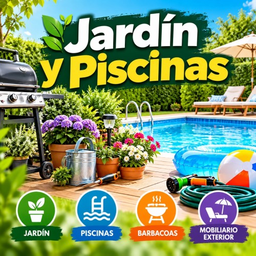 Jardín y Piscinas